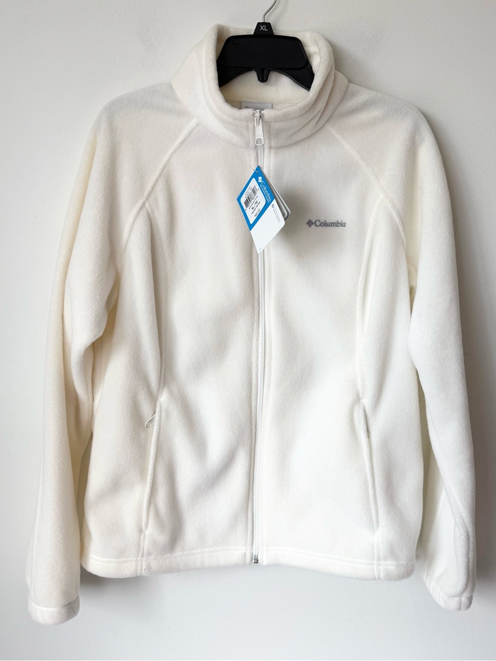 NWT Columbia Women’s Cream Full-Zip Fleece Jacket XL